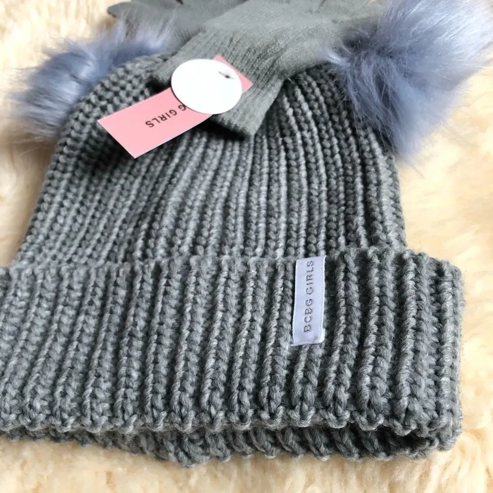 BCBG Girls Beanie and Glove Set - Picture 2 of 3